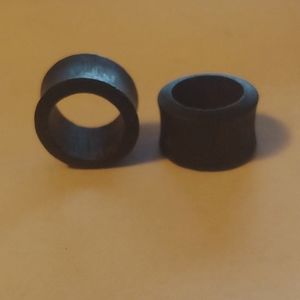 Dark Brown Wood Tunnel Plugs 3/4"